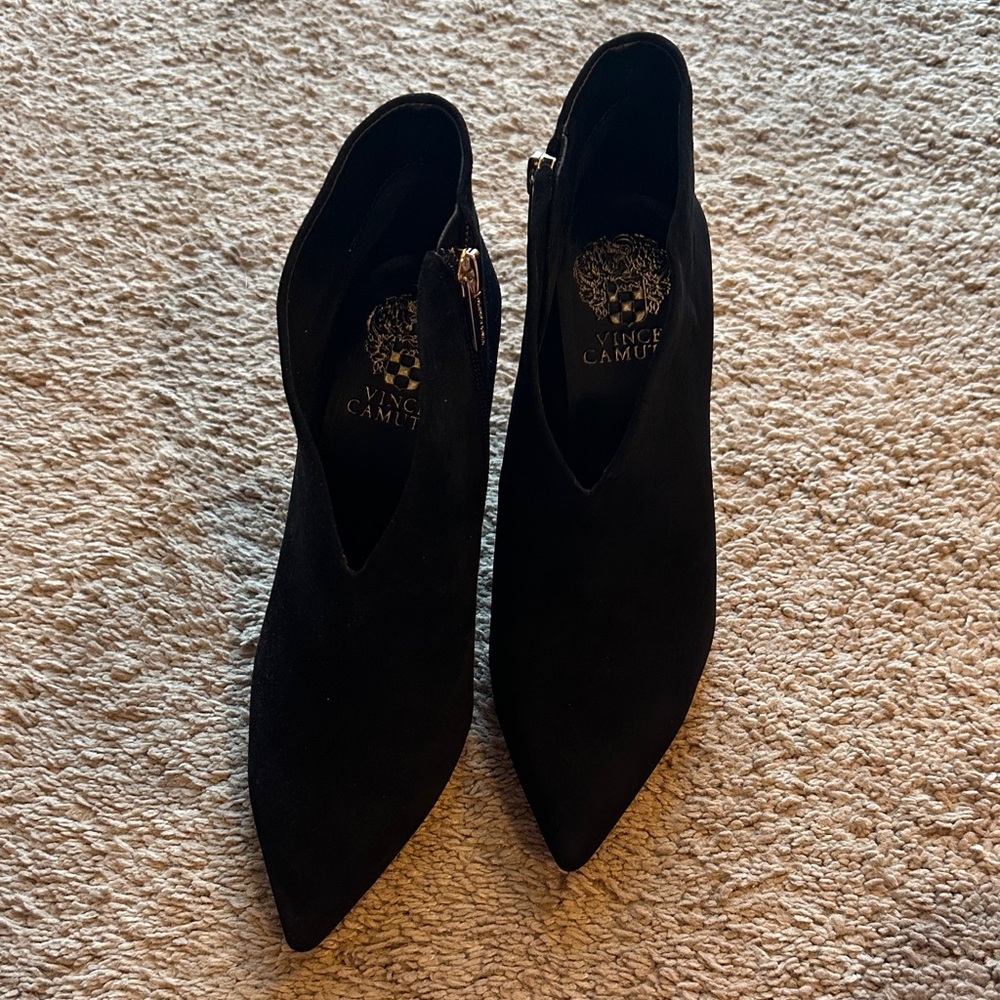 Vince Camuto Black Ankle Booties